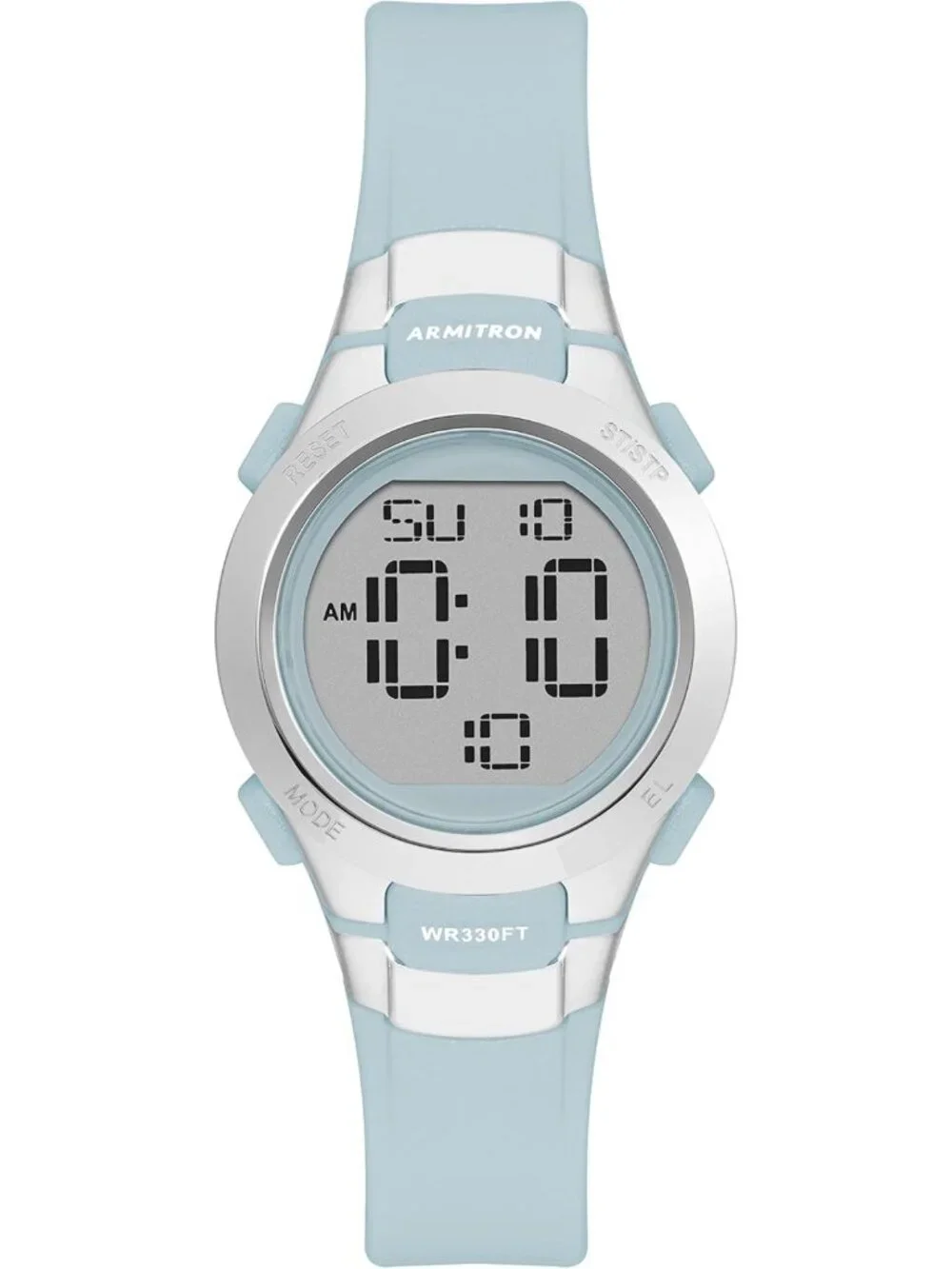 Stylish Women's Digital Chronograph Watch with Resin Strap - Sporty & Durable